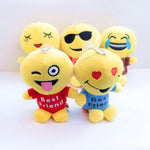 Expression Emoji Soft Plush Stuffed Doll Keychain Small Pendant Cotton